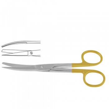 TC Operating Scissor Curved - Sharp/Blunt Stainless Steel, 14.5 cm - 5 3/4"